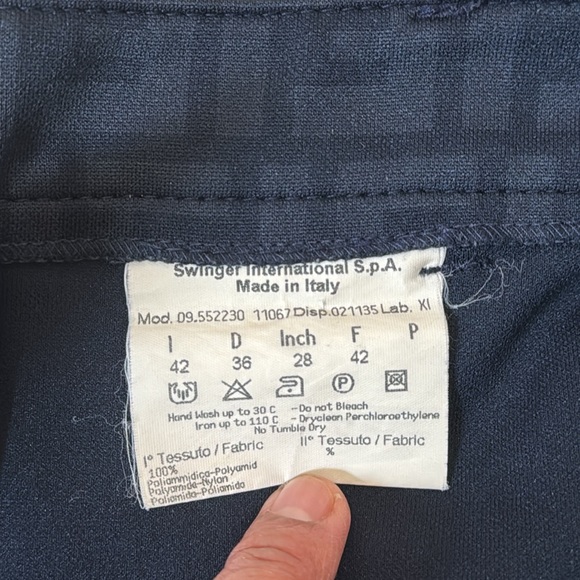 Fendi Jeans Zucca Dark Blue FF logo print skirt - Picture 5 of 8